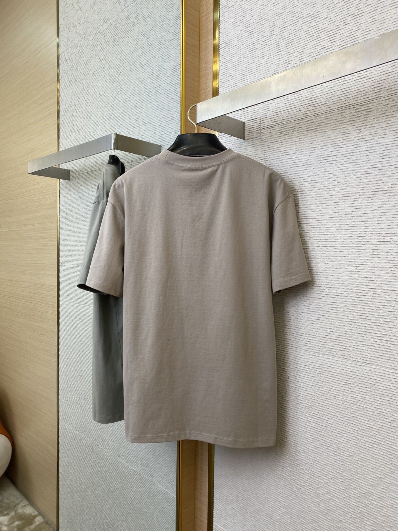 Dior Embroidered Logo Short Sleeve Brown 5