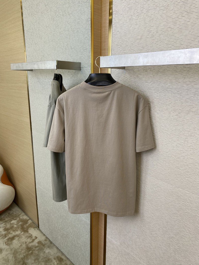 Dior Embroidered Logo Short Sleeve Brown 7