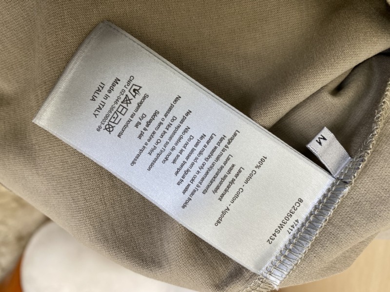 Dior Embroidered Logo Short Sleeve White 8