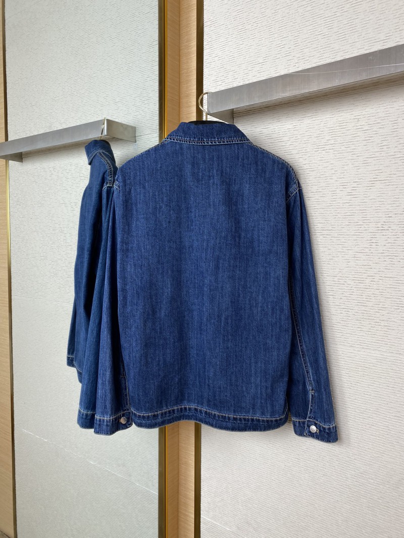 Prada washed and distressed denim outerwear 5