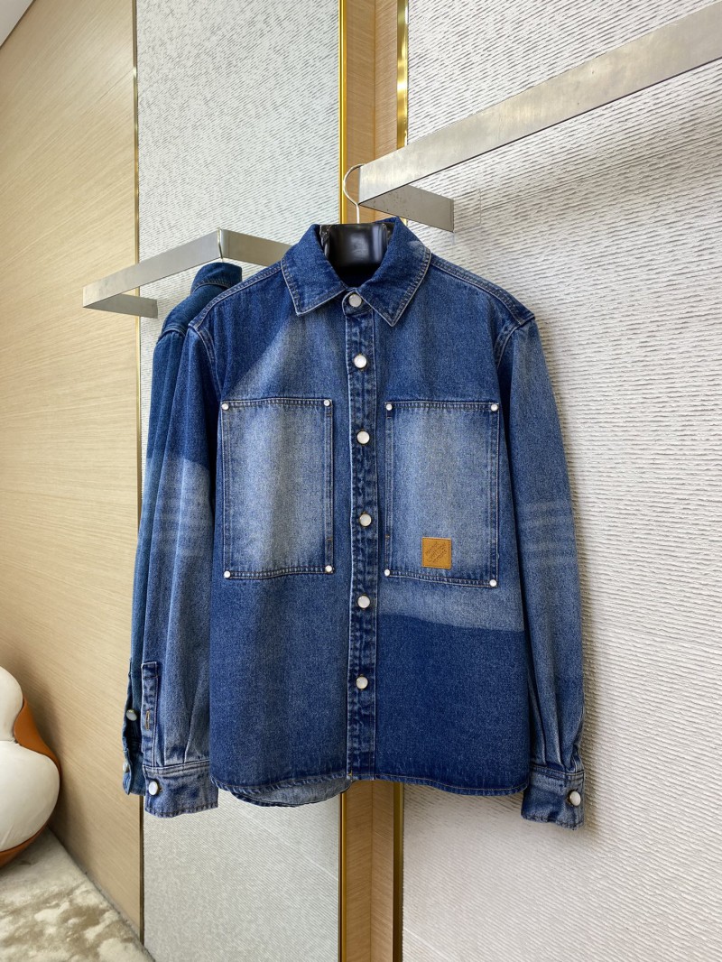 LV photocopied denim jacket coat 4