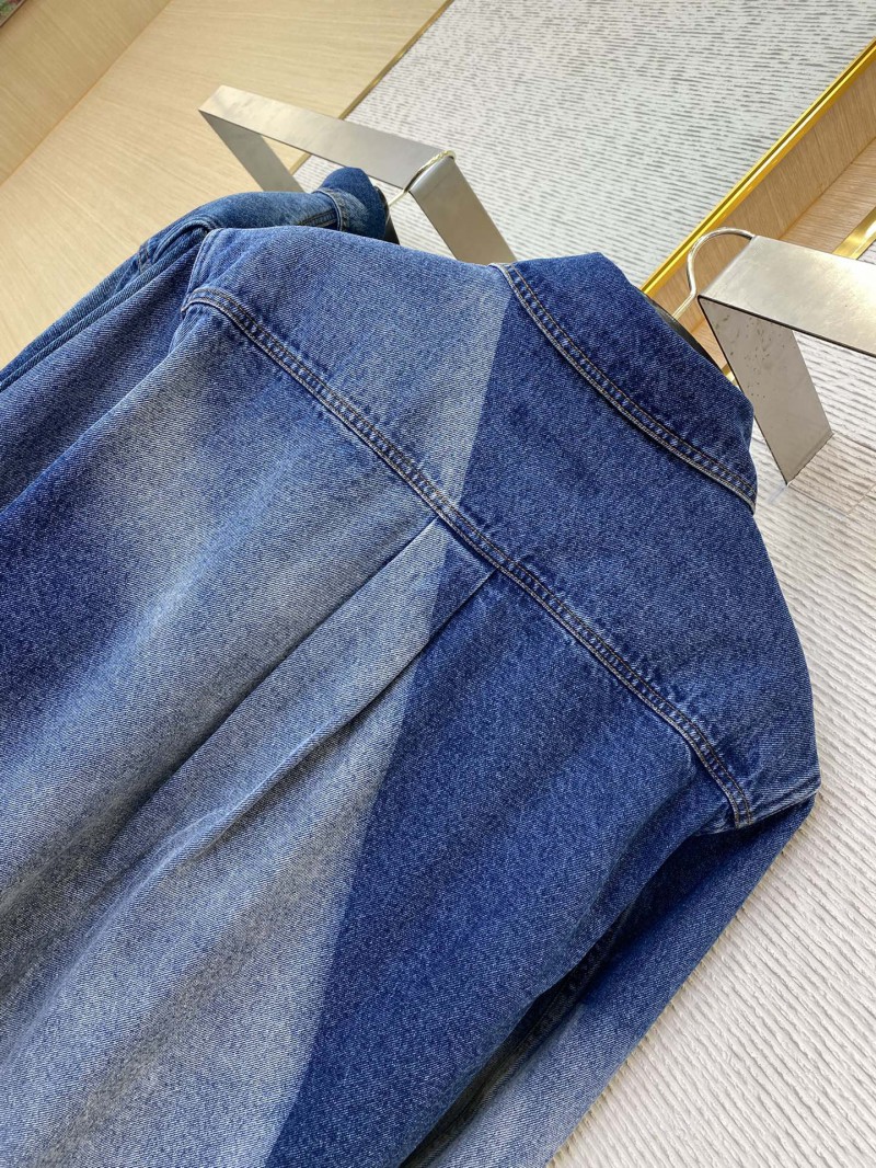 LV photocopied denim jacket coat 7