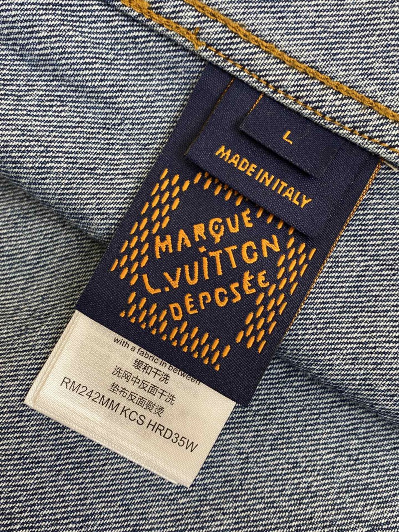 LV photocopied denim jacket coat 8