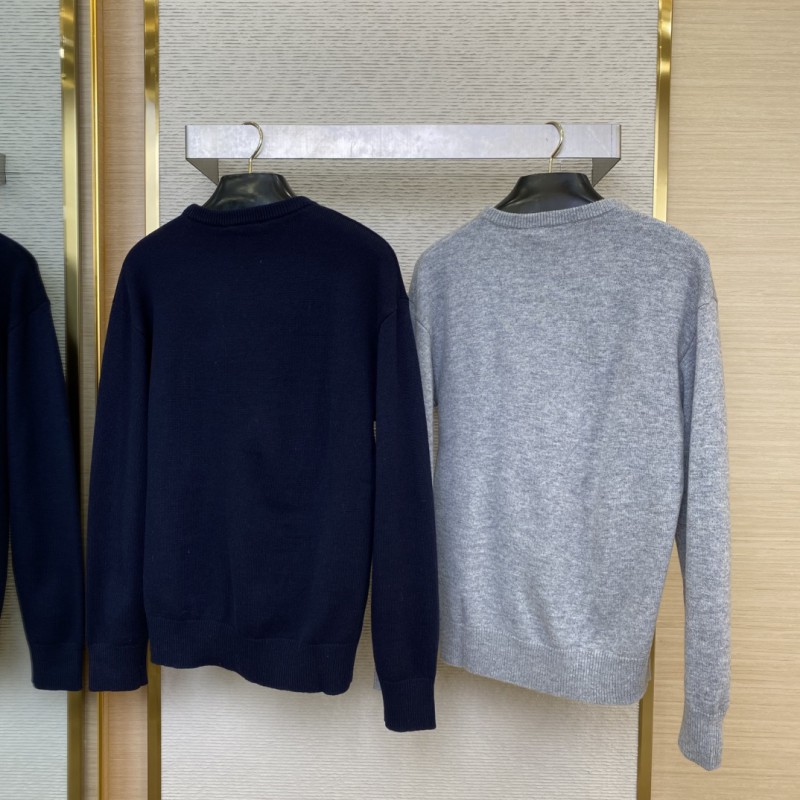 Gucci Year of the Snake Appliqu?? Crew Neck Sweater Grey 1