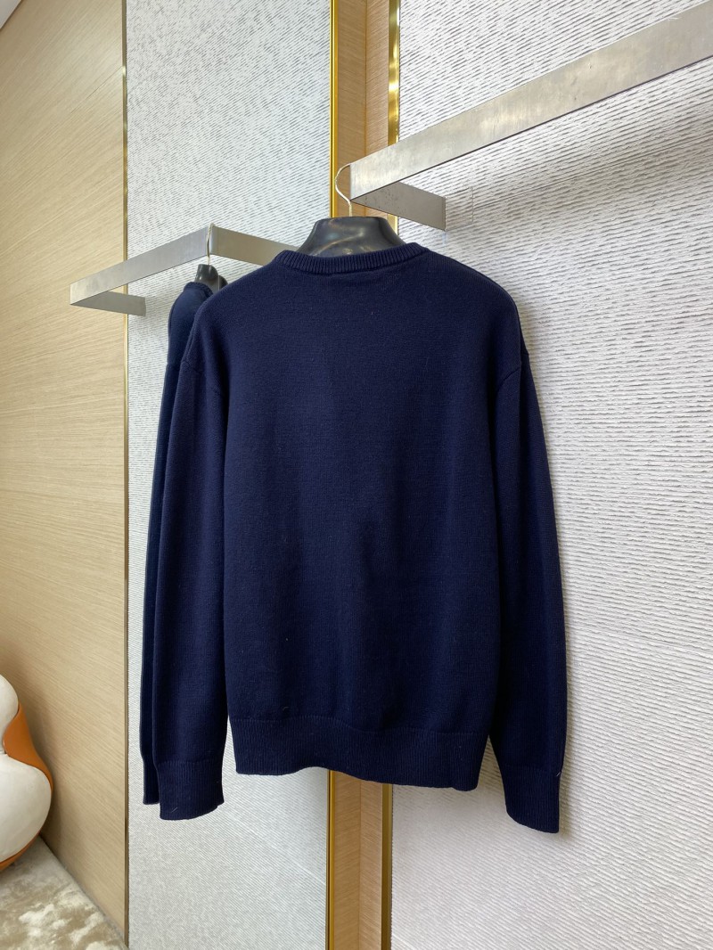Gucci Year of the Snake Appliqu?? Crew Neck Sweater Navy 6