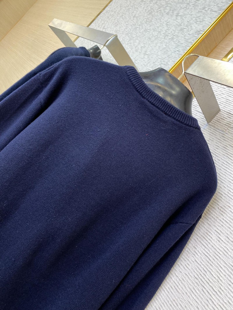 Gucci Year of the Snake Appliqu?? Crew Neck Sweater Navy 7