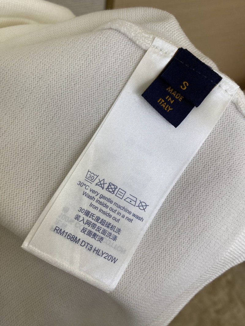 LV Ribbon Embroidered Knit Short Sleeve T-Shirt 8