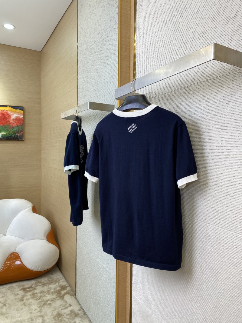 LV Floral Embroidery Short Sleeve T-Shirt 3