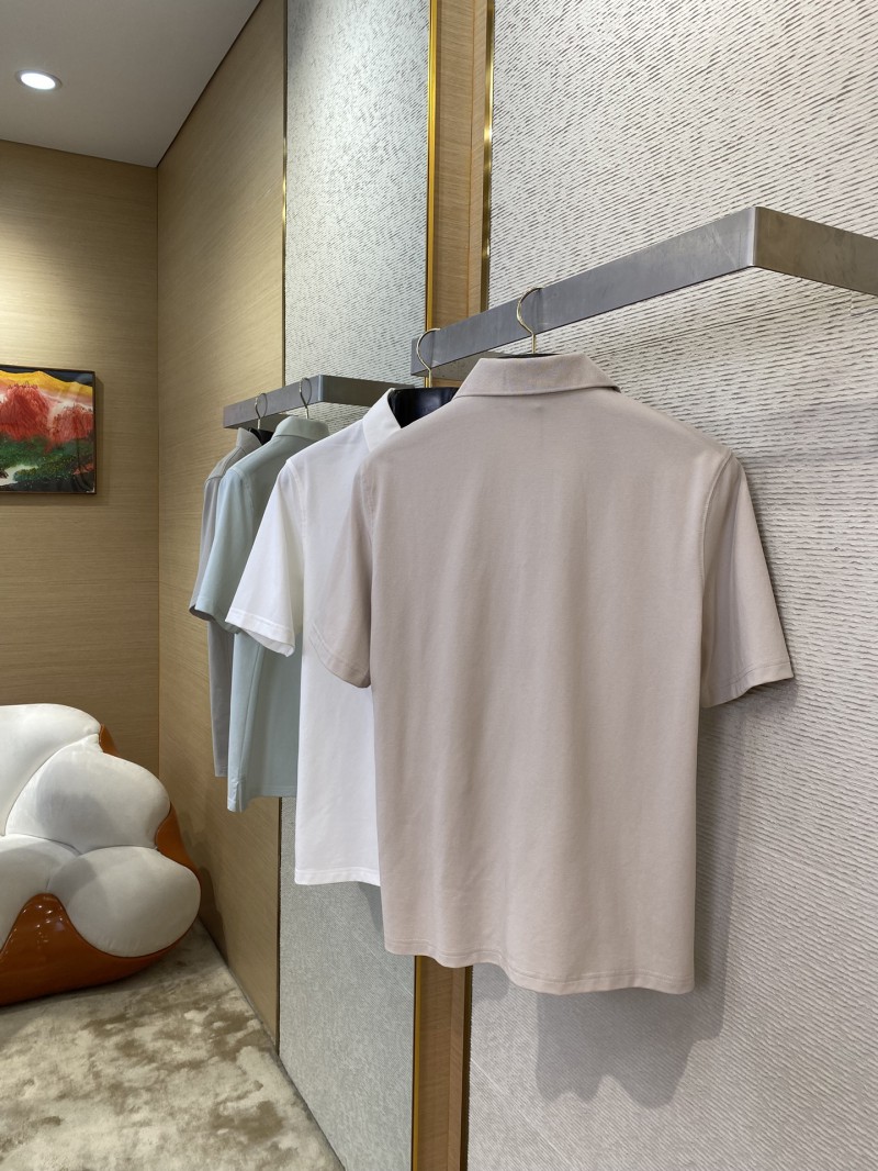 Dior Co-Branded Cat Embroidered Short Sleeve Polo Shirt Beige 3