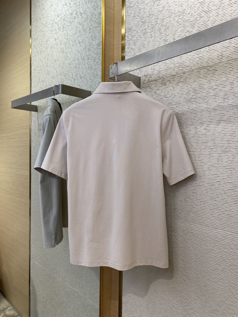 Dior Co-Branded Cat Embroidered Short Sleeve Polo Shirt Beige 6