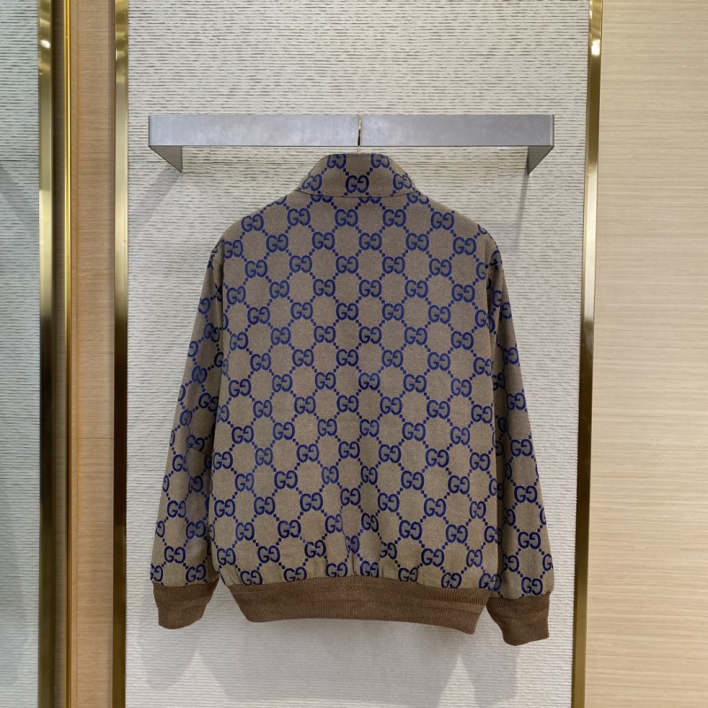 Gucci Double G Jacquard Jacket with Standing Collar 1