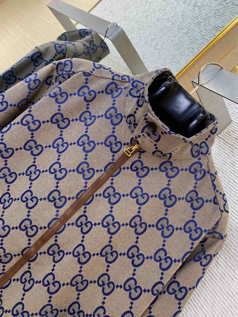 Gucci Double G Jacquard Jacket with Standing Collar 5