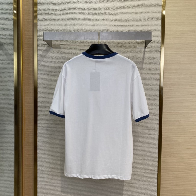 Gucci Printed Round Neck Short Sleeve T-Shirt 1