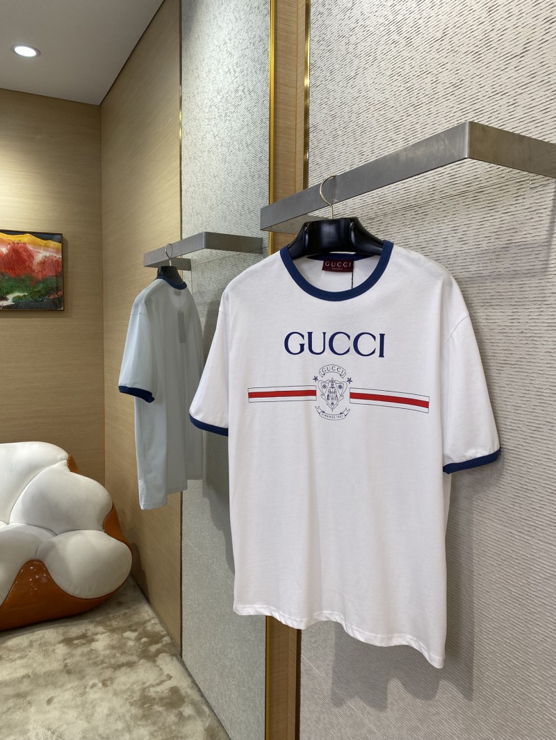 Gucci Printed Round Neck Short Sleeve T-Shirt 2
