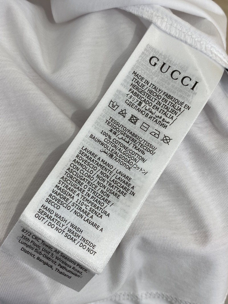 Gucci Printed Round Neck Short Sleeve T-Shirt 8
