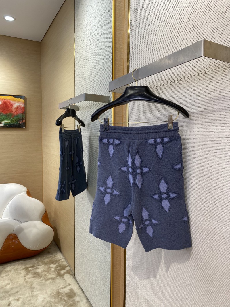 LV appliqu??d wool shorts 3