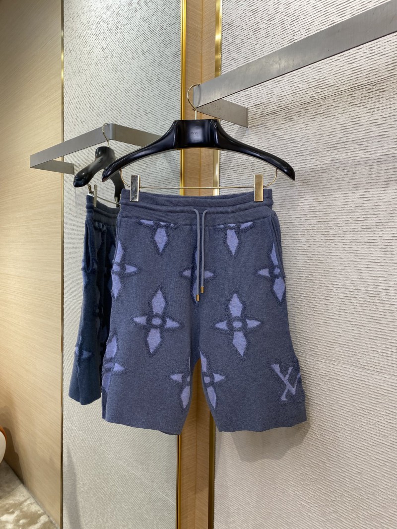 LV appliqu??d wool shorts 4