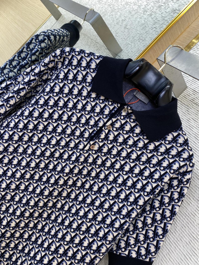 Dior jacquard polo shirt 5