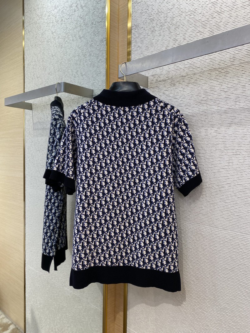 Dior jacquard polo shirt 6