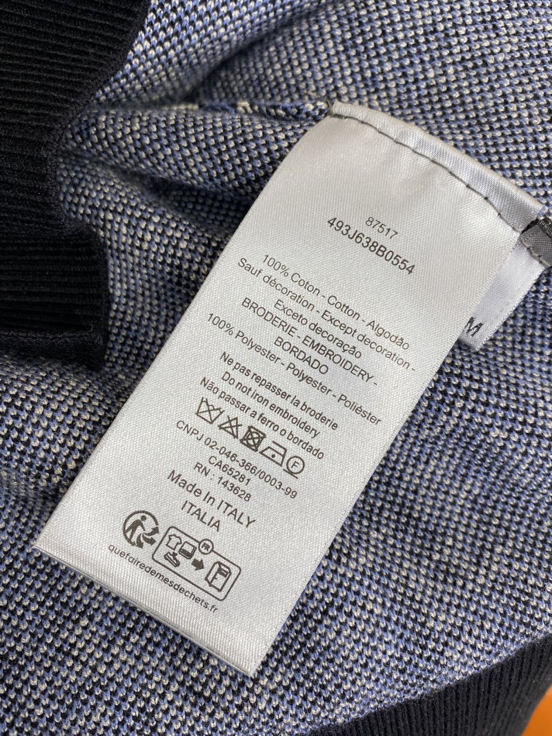 Dior jacquard polo shirt 8