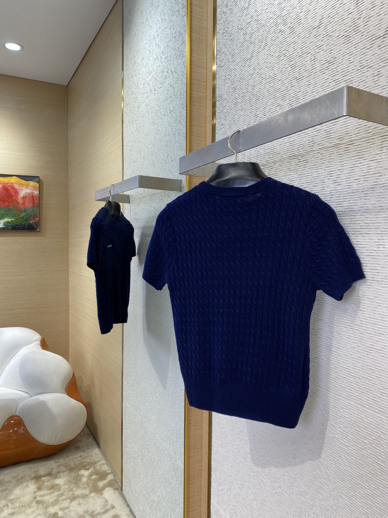 Miu Miu appliqu??d logo knit short sleeve 3