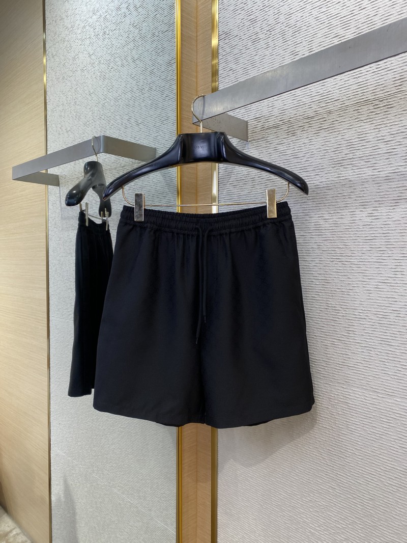 Gucci Jacquard Drawstring Casual Shorts Black 4
