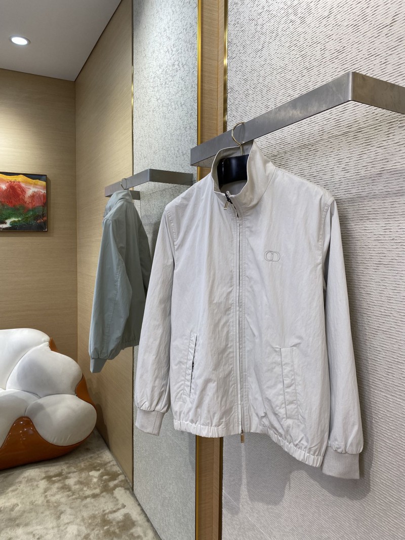 Dior Logo Embroidered Jacket Coat 2
