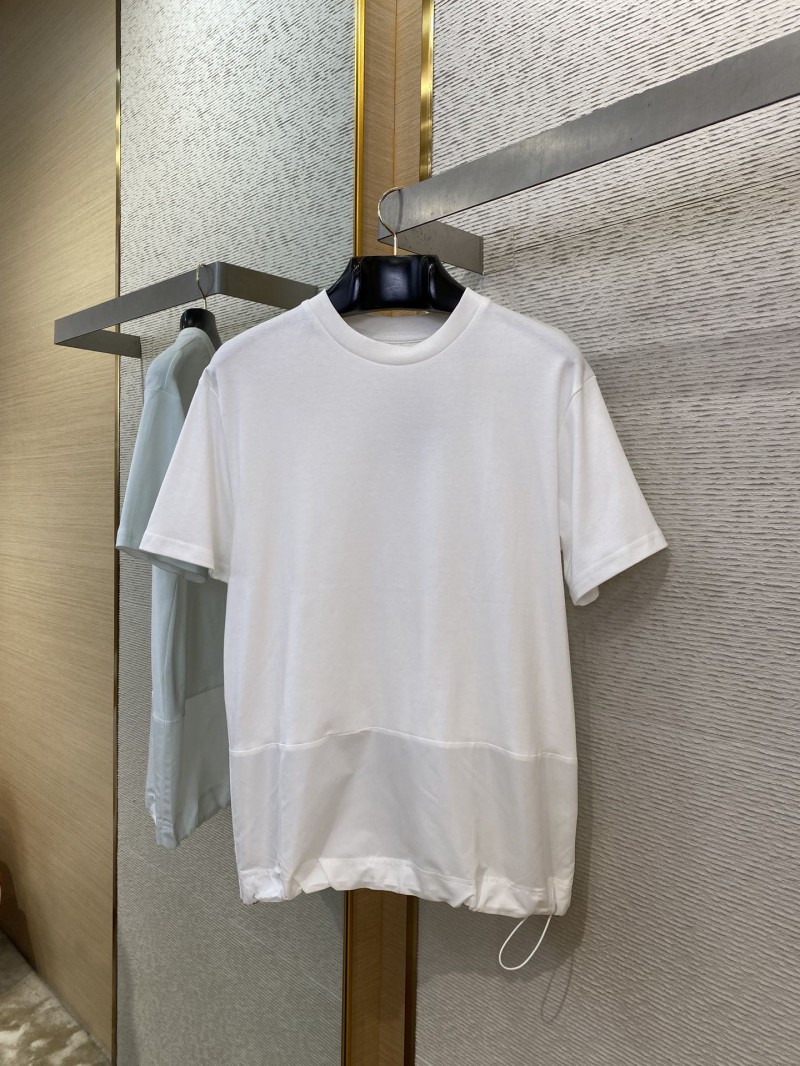 Prada Patchwork Short Sleeve T-Shirt White 4