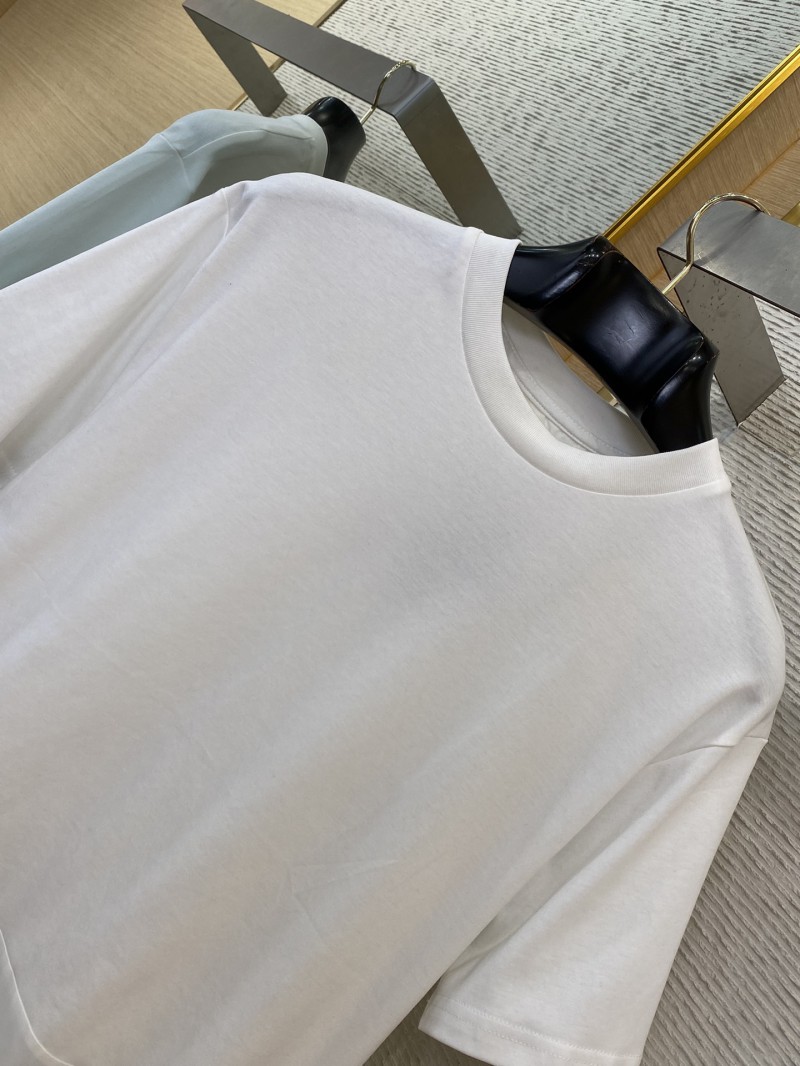 Prada Patchwork Short Sleeve T-Shirt White 5