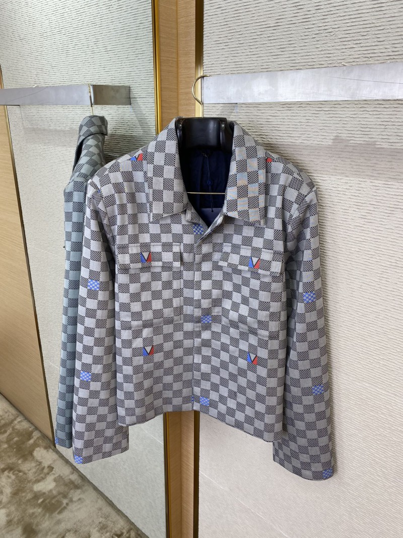LV America's Cup Checkerboard outerwear 6