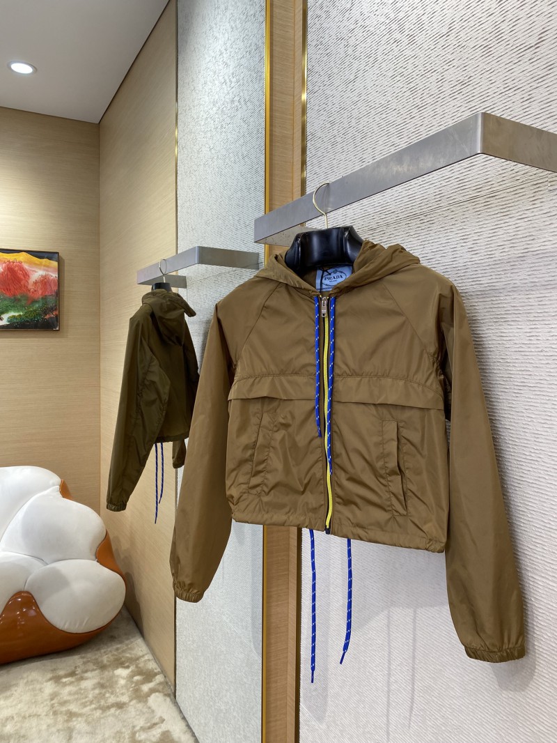 Prada Triangle Label Nylon Hooded Jacket 2