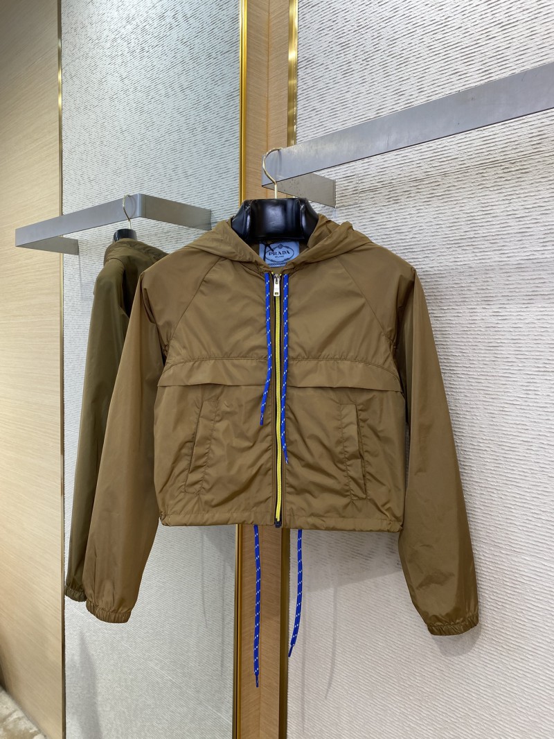 Prada Triangle Label Nylon Hooded Jacket 4