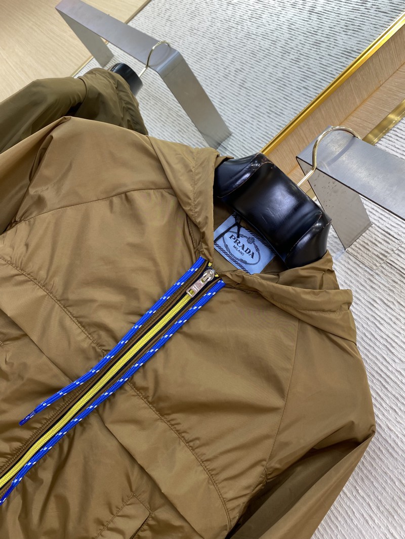 Prada Triangle Label Nylon Hooded Jacket 5