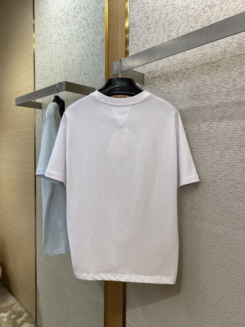 Bottega Veneta White Rabbit Print Short Sleeve T-Shirt 6