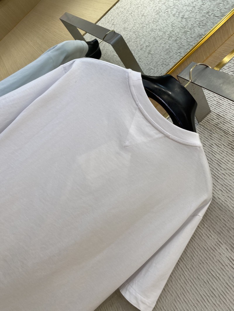 Bottega Veneta White Rabbit Print Short Sleeve T-Shirt 7
