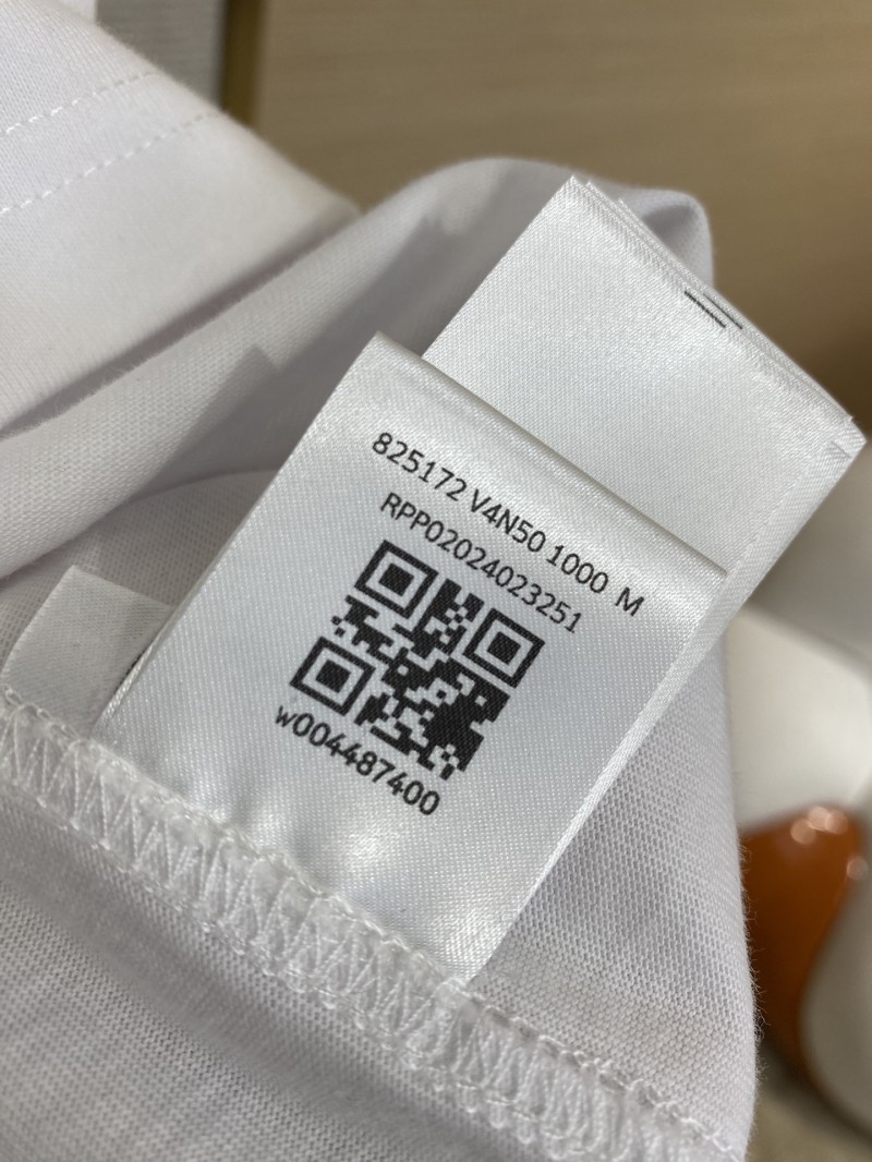 Bottega Veneta White Rabbit Print Short Sleeve T-Shirt 8