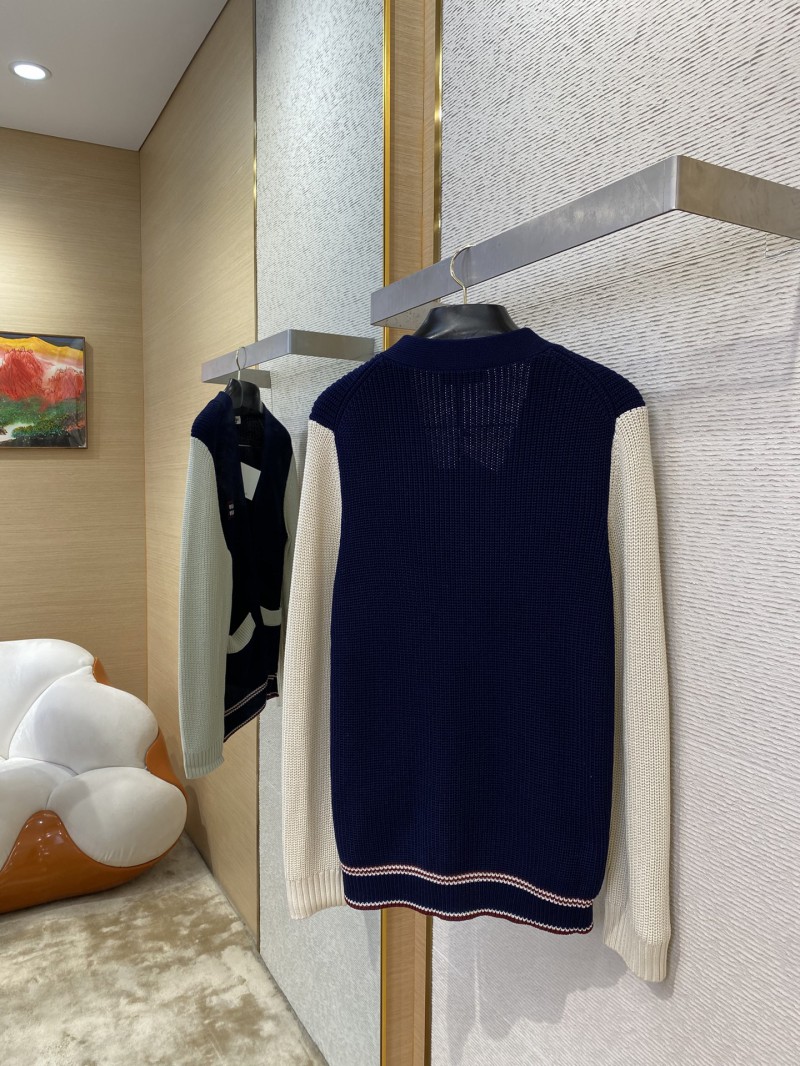 Miu Miu Appliqu?? Embroidery Colour Block Knit Cardigan 3