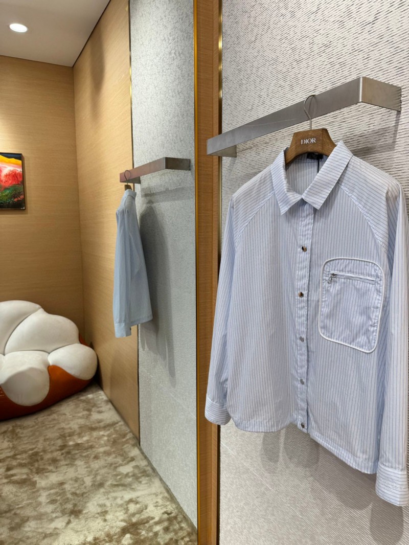Dior embroidered lapel shirt 4