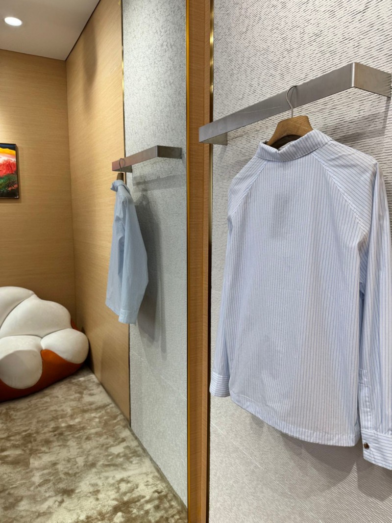 Dior embroidered lapel shirt 5
