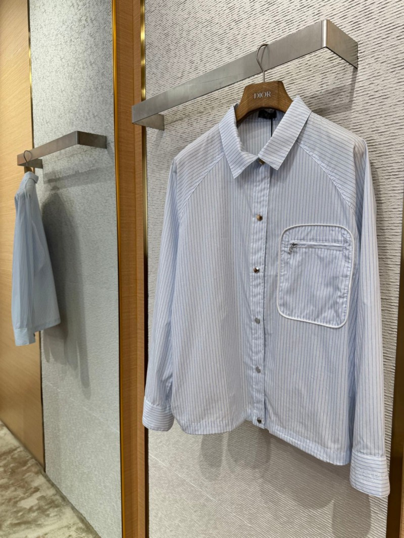 Dior embroidered lapel shirt 6