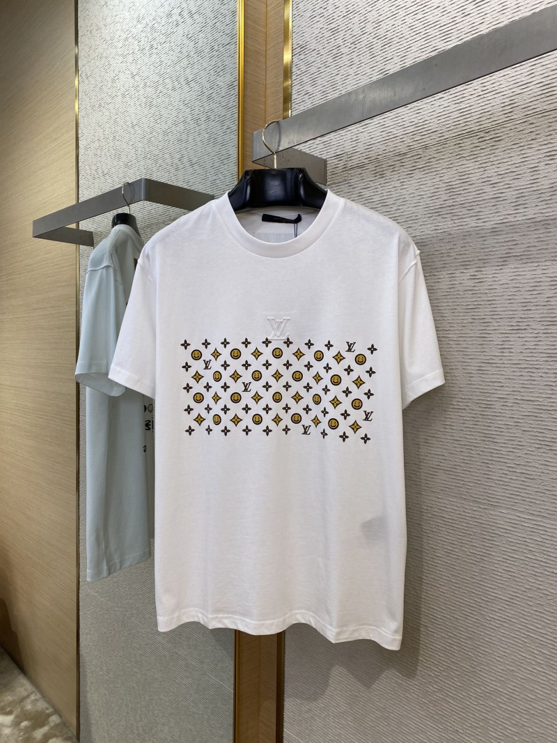 LV Co-branded Smiley Print Short Sleeve T-Shirt 3