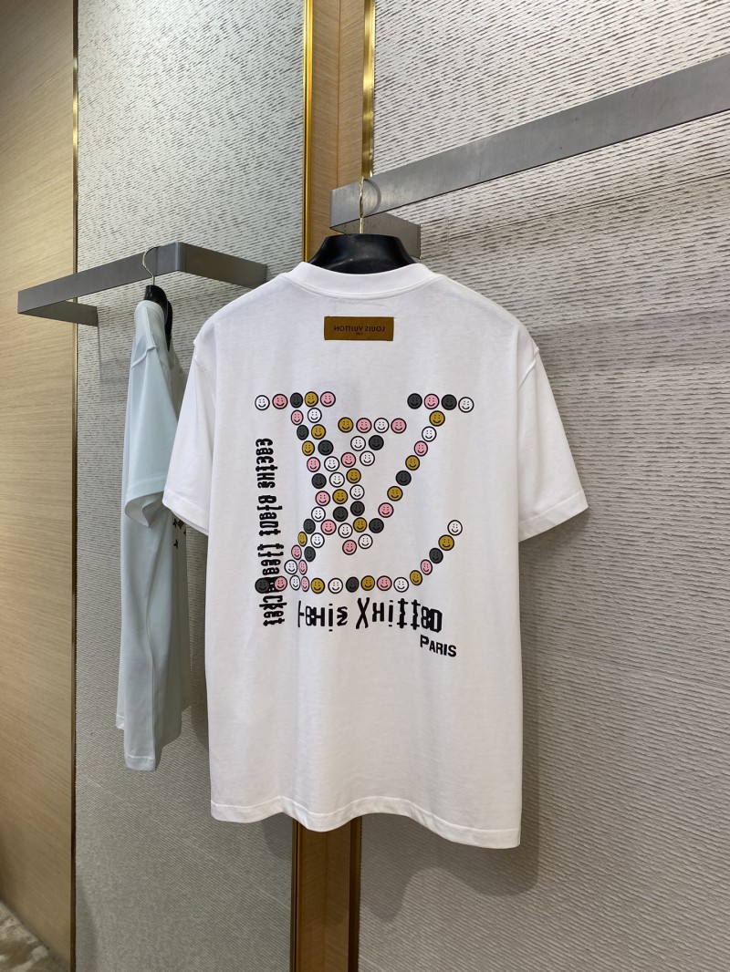 LV Co-branded Smiley Print Short Sleeve T-Shirt 6