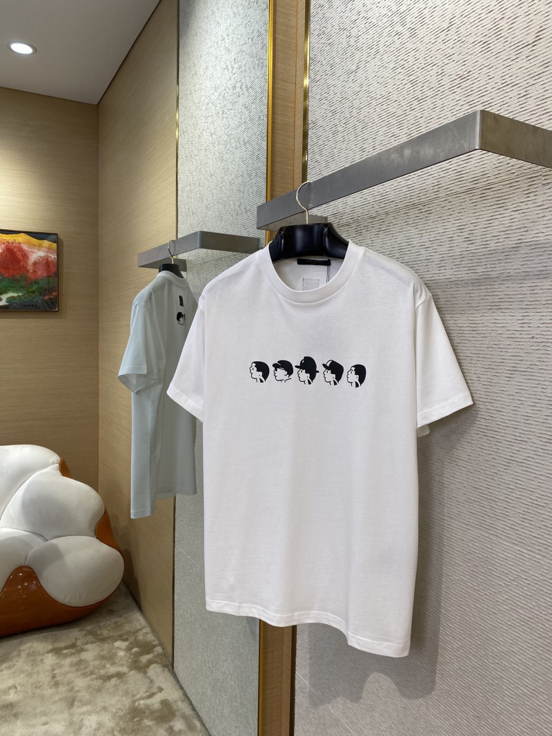 LV Sketchy Head Print Short Sleeve T-Shirt 2