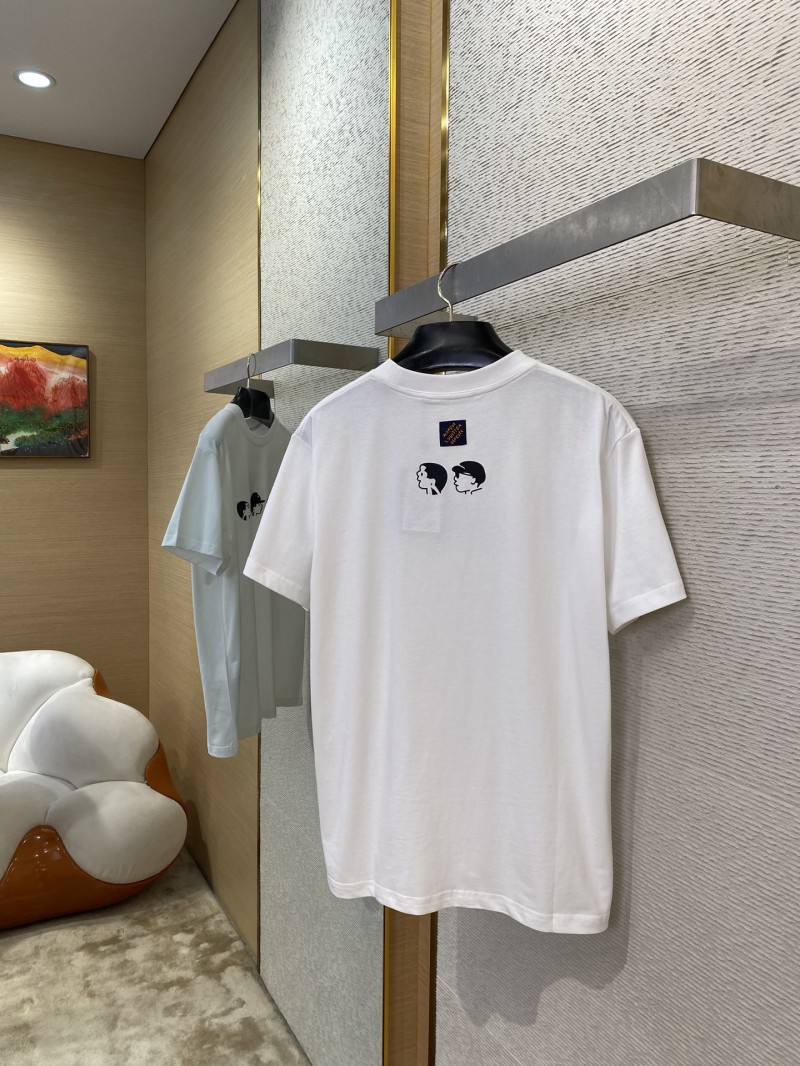 LV Sketchy Head Print Short Sleeve T-Shirt 3