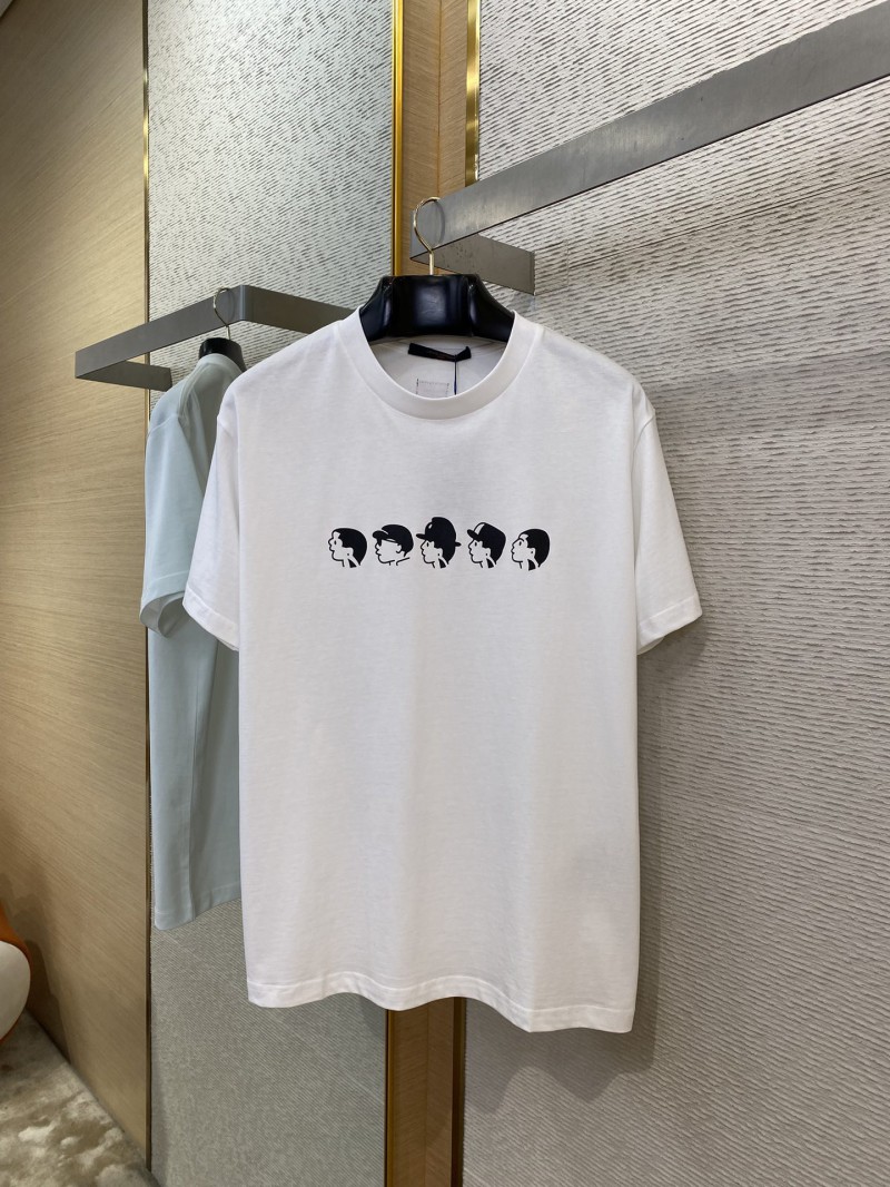 LV Sketchy Head Print Short Sleeve T-Shirt 4