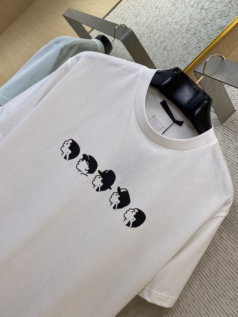 LV Sketchy Head Print Short Sleeve T-Shirt 5