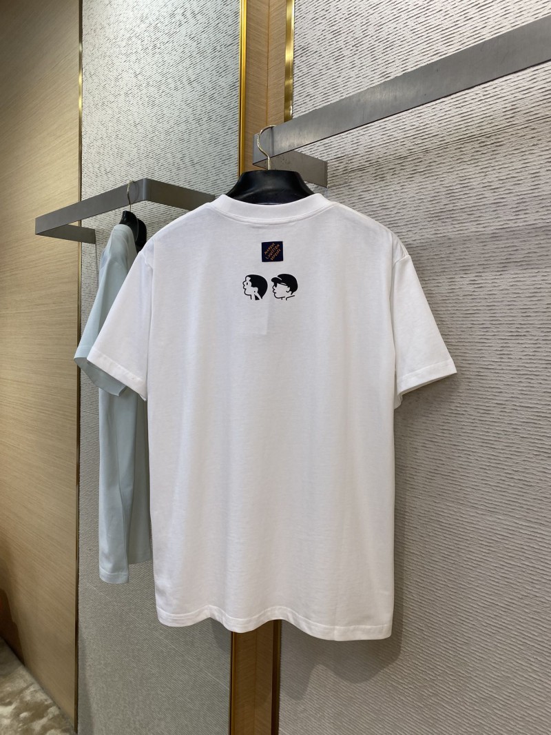 LV Sketchy Head Print Short Sleeve T-Shirt 6