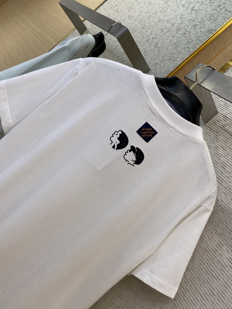 LV Sketchy Head Print Short Sleeve T-Shirt 7