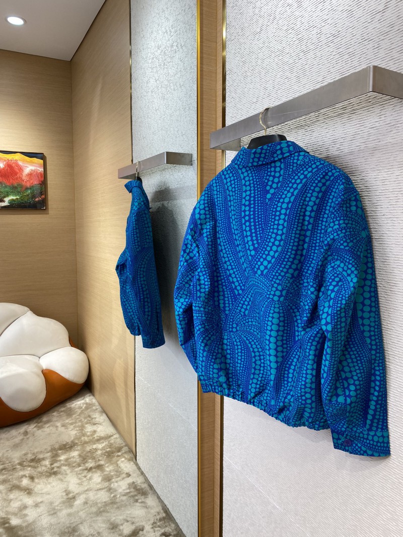 LV Yayoi Kusama Collection Work Jacket Coat 3