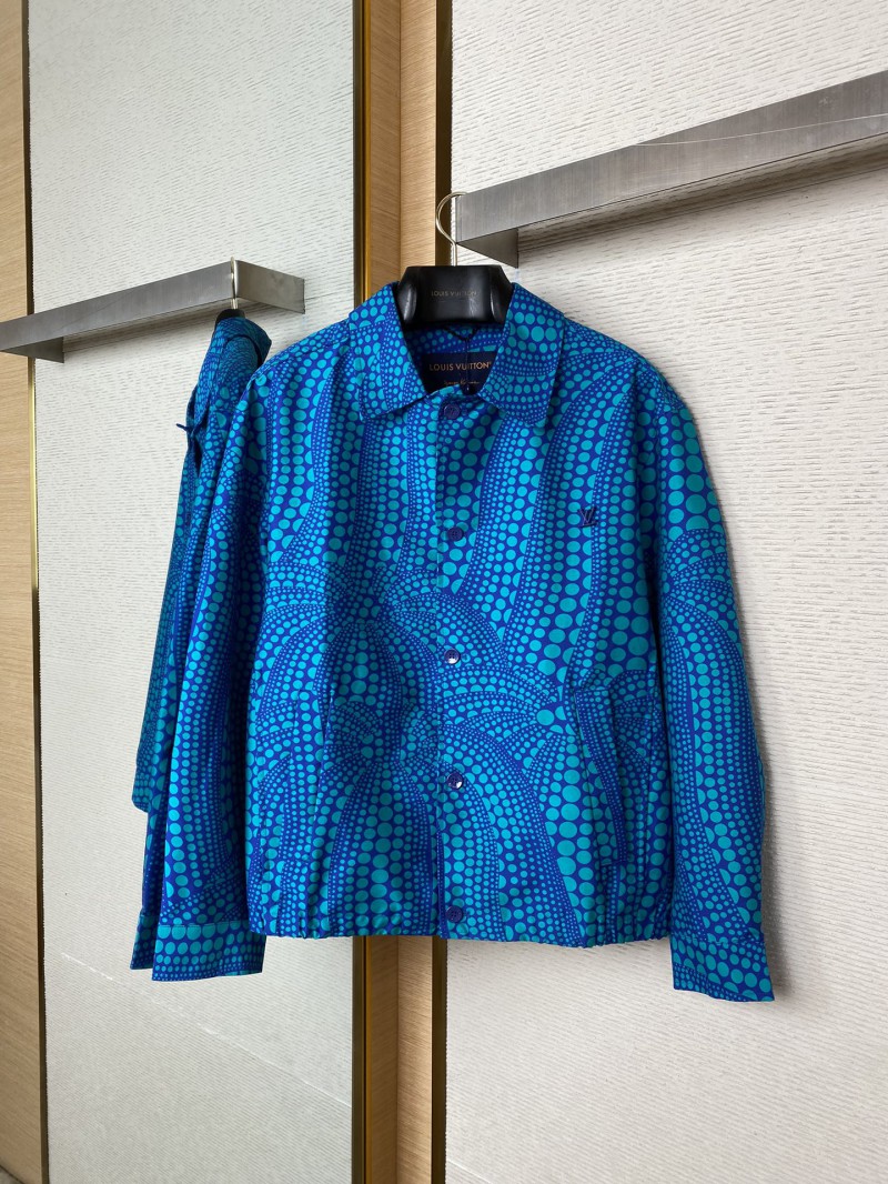 LV Yayoi Kusama Collection Work Jacket Coat 4